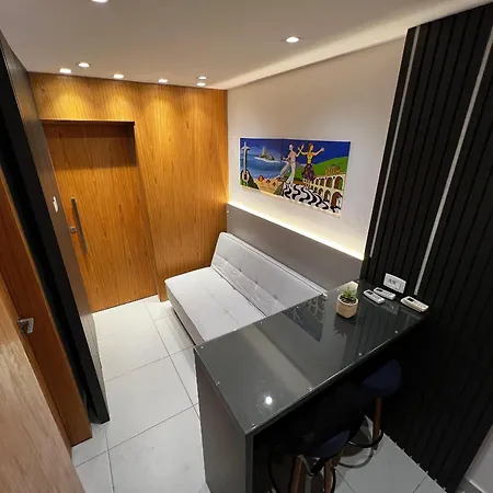 Flat Moderno completo Ar Consulado USA Cinelândia Centro - Feito por Arquiteto-3